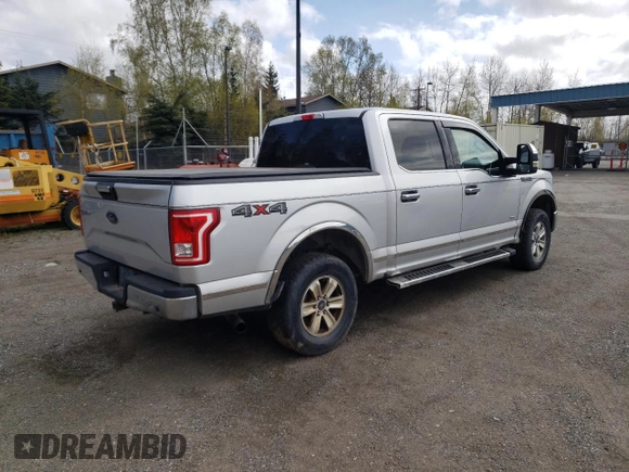 2017 Ford F-150 XL with VIN 1FTEW1EG8HKD36107, listed as a Copart auction lot 56066715 with 129,387 mi miles and Clean Title. Bid and sale history available at carsss.com. Image 3.
