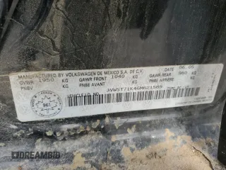 2006 Volkswagen Jetta 1.9L TDI z VIN 3VWST71K46M621589, wystawiony jako Copart lot #49905355 z przebiegiem 335 621 mil mil oraz Szkoda całkowita • Salvage title. Historia ofert i sprzedaży dostępna na DreamBid. Obrazek 12.
