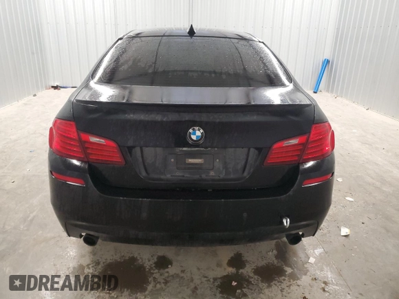 2014 BMW 5 Series 535i with VIN WBA5B1C5XED475536, listed as a Copart auction lot 52823305 with 144,013 mi miles and Clean Title. Bid and sale history available at carsss.com. Image 6.