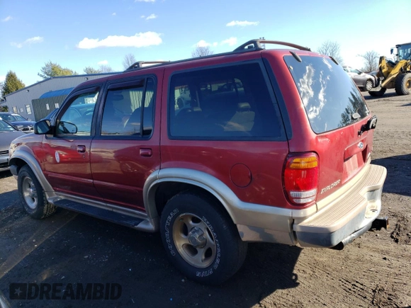 1999 Ford Explorer XLT with VIN 1FMDU34E7XZA60386, listed as a Copart auction lot 86851594 with 218,592 mi miles and Salvage title. Bid and sale history available at DreamBid. Image 2.