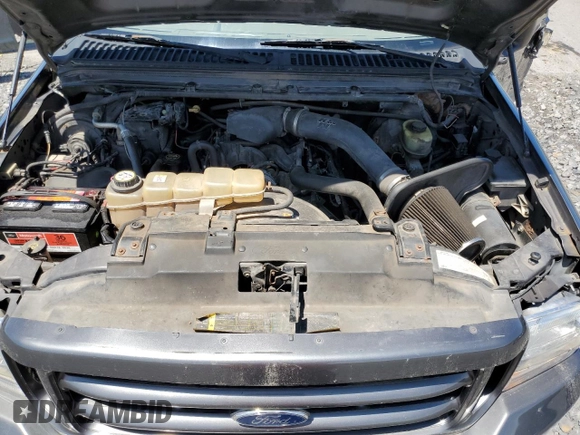 2004 Ford F-250 XL with VIN 1FTNW21L14EA16600, listed as a Copart auction lot 62814805 with 222,493 mi miles and Salvage title. Bid and sale history available at DreamBid. Image 11.