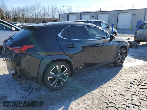 2019 Lexus UX 250h with VIN JTHU9JBH6K2013440, listed as a Copart auction lot 48181415 with 103,788 mi miles and Salvage title. Bid and sale history available at DreamBid. Image 3.