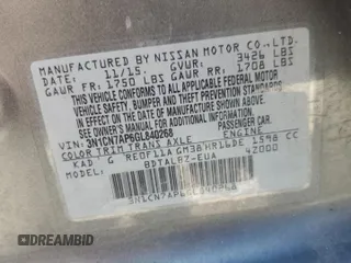 2016 Nissan Versa S z VIN 3N1CN7AP6GL840268, wystawiony jako Copart lot #55103695 z przebiegiem 106 331 mil mil oraz Czysty tytuł • Clean title. Historia ofert i sprzedaży dostępna na DreamBid. Obrazek 12.