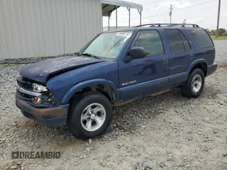 2002 Chevrolet Blazer LS with VIN 1GNCS13W82K134525, listed as a Copart auction lot 59090735 with 252,637 mi miles and Salvage title. Bid and sale history available at DreamBid. Image 1.