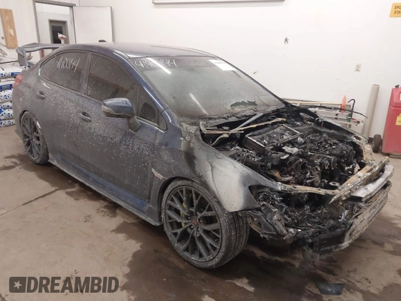 2019 Subaru WRX STI with VIN JF1VA2S63K9829858, listed as a IAAI auction lot 41400144 with 36,405 mi miles. Bid and sale history available at carsss.com. Image 1.