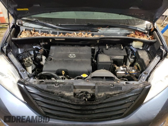2016 Toyota Sienna L with VIN 5TDZK3DC3GS711285, listed as a Copart auction lot 83578874 with 120,956 mi miles and Salvage title. Bid and sale history available at DreamBid. Image 12.
