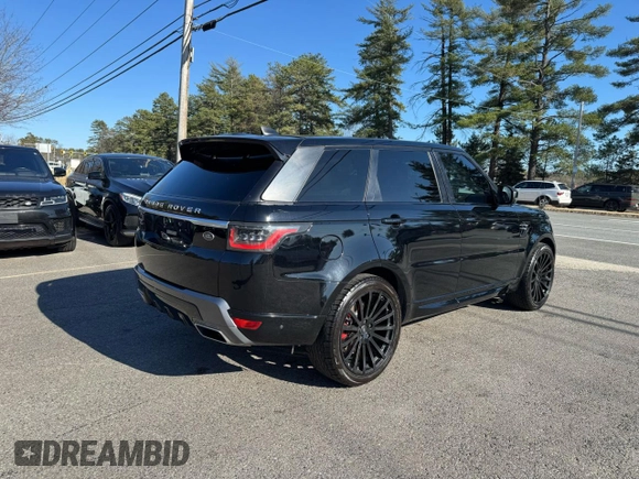 2018 Land Rover Range Rover Sport HSE with VIN SALWR2RV0JA402552, listed as a Copart auction lot 54085025 with 60,036 mi miles and Clean Title. Bid and sale history available at carsss.com. Image 3.