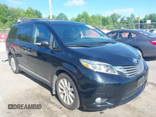 2015 Toyota Sienna Limited z VIN 5TDDK3DC9FS126641, wystawiony jako IAAI lot #42291893 z przebiegiem 103 235 mil mil oraz . Historia ofert i sprzedaży dostępna na DreamBid. Obrazek 1.