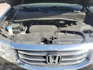 2012 Honda Pilot EX-L with VIN 5FNYF4H52CB083641, listed as a Copart auction lot 46923865 with 105,120 mi miles and Salvage Title. Bid and sale history available at DreamBid. Image 12.