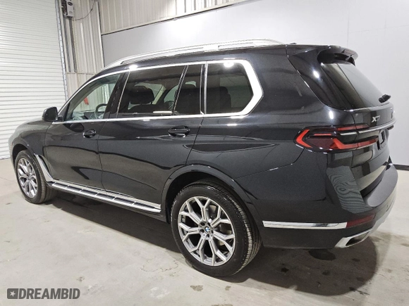 2024 BMW X7 xDrive40i with VIN 5UX23EM0XR9V51051, listed as a Copart auction lot 49742685 with 37,431 mi miles and Clean Title. Bid and sale history available at carsss.com. Image 2.