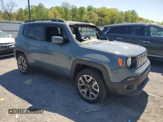 2018 Jeep Renegade Latitude z VIN ZACCJBBB7JPG88689, wystawiony jako Copart lot #54496055 z przebiegiem 46 702 mil mil oraz Szkoda całkowita • Salvage title. Historia ofert i sprzedaży dostępna na DreamBid. Obrazek 4.