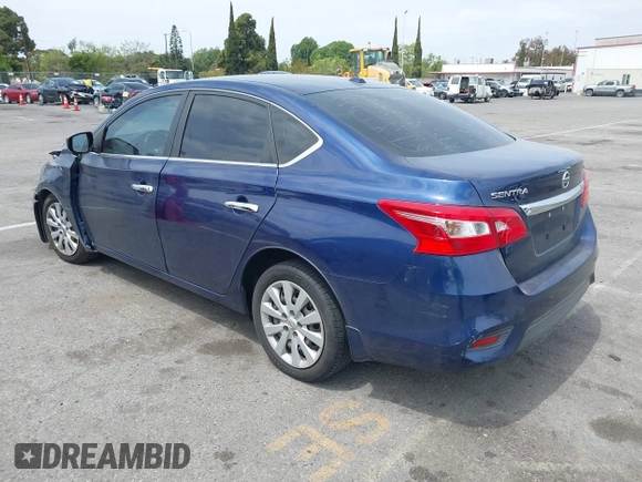 2016 Nissan Sentra S with VIN 3N1AB7APXGL653700, listed as a IAAI auction lot 42004102 with 146,263 mi miles. Bid and sale history available at carsss.com. Image 3.
