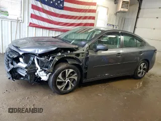 2025 Subaru Legacy Premium with VIN 4S3BWAF68S3003240, listed as a Copart auction lot 47327955 with 8,256 mi miles and Salvage title. Bid and sale history available at DreamBid. Image 1.