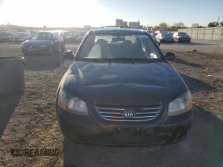 2009 Kia Spectra EX with VIN KNAFE221795612478, listed as a Copart auction lot 76695174 with 183,763 mi miles and Clean Title. Bid and sale history available at carsss.com. Image 5.