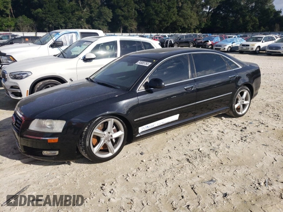 2009 Audi A8 4.2L with VIN WAUMV94E19N003130, listed as a Copart auction lot 74585754 with Not provided miles and Non repairable. Bid and sale history available at DreamBid. Image 1.