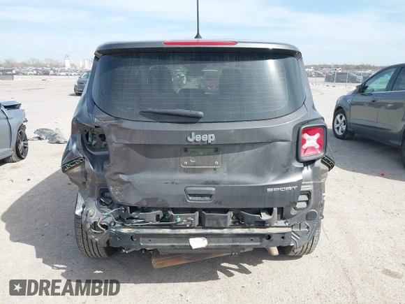 2018 Jeep Renegade Sport with VIN ZACCJAAB5JPG70171, listed as a IAAI auction lot 41818247 with 103,741 mi miles and . Bid and sale history available at DreamBid. Image 16.