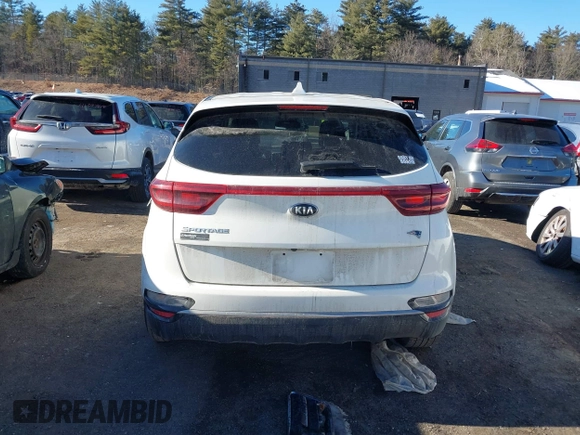 2020 Kia Sportage LX with VIN KNDPMCAC1L7830298, listed as a IAAI auction lot 41406343 with 89,076 mi miles. Bid and sale history available at carsss.com. Image 16.