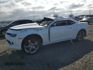 2014 Chevrolet Camaro LT z VIN 2G1FC1E39E9242379, wystawiony jako Copart lot #48046105 z przebiegiem 88 758 mil mil oraz Szkoda całkowita • Salvage title. Historia ofert i sprzedaży dostępna na DreamBid. Obrazek 1.