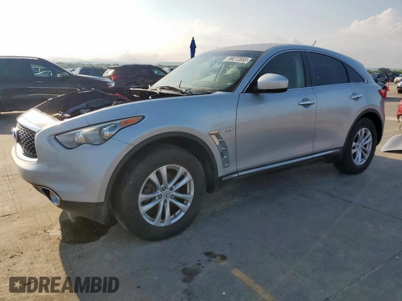 2017 Infiniti QX70 z VIN JN8CS1MW2HM414787, wystawiony jako Copart lot #59272885 z przebiegiem Nie podano mil oraz Czysty tytuł • Clean title. Historia ofert i sprzedaży dostępna na DreamBid. Obrazek 1.
