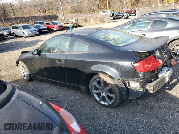 2004 Infiniti G35 Coupe w/Leather with VIN JNKCV54E14M814852, listed as a Copart auction lot 80864474 with 0 mi miles and Salvage Title. Bid and sale history available at carsss.com. Image 2.