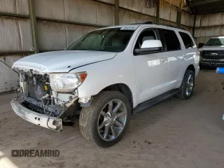 2013 Toyota Sequoia SR5 with VIN 5TDBW5G17DS091225, listed as a Copart auction lot 48523295 with 222,567 mi miles and Salvage Title. Bid and sale history available at carsss.com. Image 1.