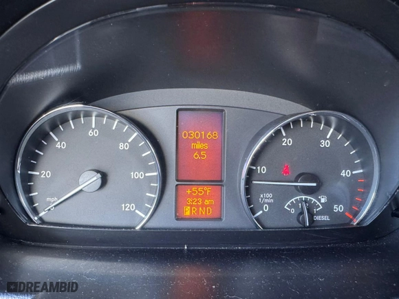 2013 Mercedes-Benz Sprinter Cargo Vans with VIN WD3PE8CC5D5786207, listed as a Copart auction lot 85949684 with 30,168 mi miles and Clean Title. Bid and sale history available at carsss.com. Image 9.