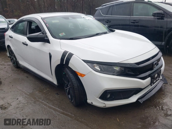 2019 Honda Civic Sport with VIN 2HGFC2F80KH605100, listed as a IAAI auction lot 41825640 with 82,363 mi miles and . Bid and sale history available at DreamBid. Image 1.