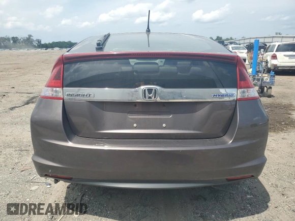2013 Honda Insight EX with VIN JHMZE2H78DS001282, listed as a Copart auction lot 59076785 with 229,388 mi miles and Clean title. Bid and sale history available at DreamBid. Image 6.
