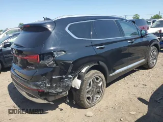 2022 Hyundai Santa Fe Hybrid Limited with VIN KM8S5DA18NU037687, listed as a Copart auction lot 56005664 with 23,390 mi miles and Salvage Title. Bid and sale history available at carsss.com. Image 3.