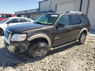 2007 Ford Explorer Eddie Bauer z VIN 1FMEU74EX7UB61818, wystawiony jako Copart lot #56284425 z przebiegiem 173 672 mil mil oraz Czysty tytuł • Clean title. Historia ofert i sprzedaży dostępna na DreamBid. Obrazek 1.