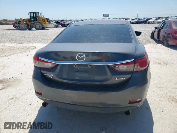 2016 Mazda 6 i Sport with VIN JM1GJ1U59G1458082, listed as a Copart auction lot 52247085 with 148,029 mi miles and Salvage Title. Bid and sale history available at DreamBid. Image 6.
