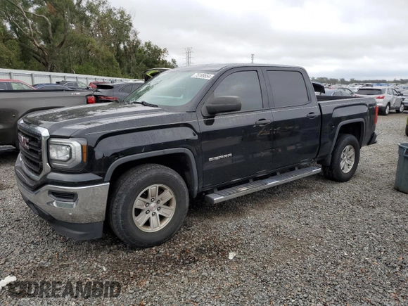 2018 GMC Sierra 1500 with VIN 3GTP1LEC4JG227480, listed as a Copart auction lot 75189554 with Not Provided miles and Salvage Title. Bid and sale history available at DreamBid. Image 1.