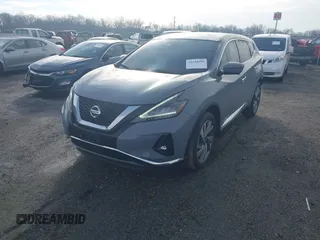 2021 Nissan Murano SL with VIN 5N1AZ2CS3MC147061, listed as a IAAI auction lot 41358296 with 15,404 mi miles and . Bid and sale history available at DreamBid. Image 18.