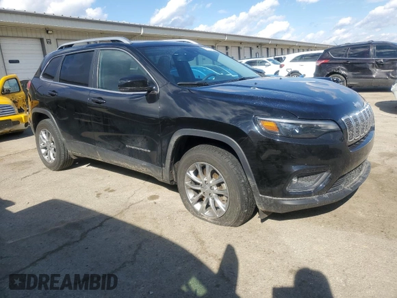 2021 Jeep Cherokee Latitude Lux with VIN 1C4PJMMX2MD216358, listed as a Copart auction lot 47167505 with 22,195 mi miles and Salvage Title. Bid and sale history available at carsss.com. Image 4.