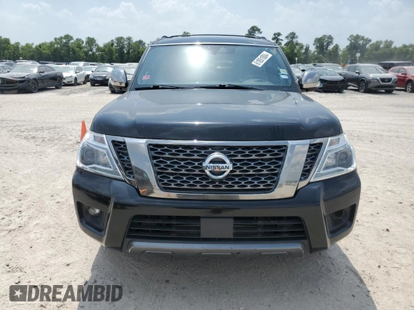 2018 Nissan Armada Platinum with VIN JN8AY2NF7J9333397, listed as a Copart auction lot 61851004 with 134,845 mi miles and Clean Title. Bid and sale history available at carsss.com. Image 5.