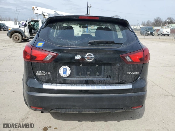 2017 Nissan Rogue Sport SV with VIN JN1BJ1CR1HW121282, listed as a Copart auction lot 49858005 with 70,721 mi miles and Salvage Title. Bid and sale history available at carsss.com. Image 6.