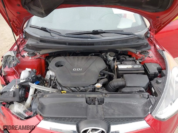 2012 Hyundai Veloster w/Black Int with VIN KMHTC6AD3CU049355, listed as a IAAI auction lot 41783698 with 121,522 mi miles. Bid and sale history available at carsss.com. Image 10.