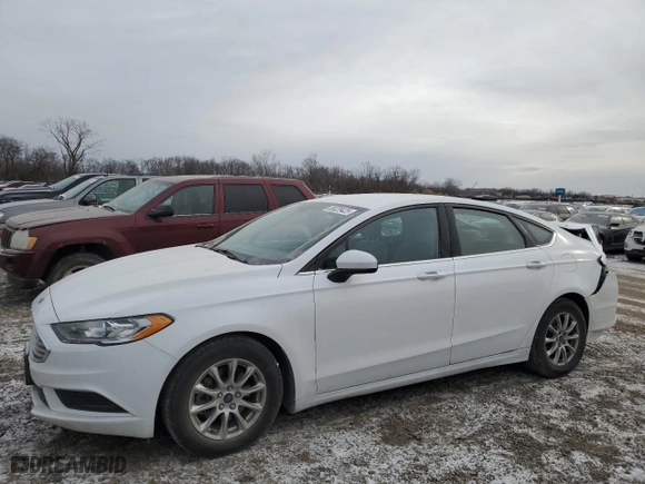 2017 Ford Fusion S with VIN 3FA6P0G79HR236480, listed as a Copart auction lot 89329425 with 172,244 mi miles and Salvage Title. Bid and sale history available at carsss.com. Image 1.