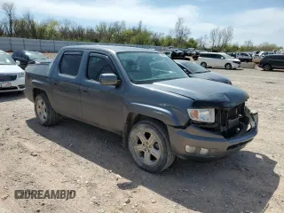 2013 Honda Ridgeline RTL with VIN 5FPYK1F51DB012680, listed as a Copart auction lot 50987085 with 63,372 mi miles and Salvage Title. Bid and sale history available at carsss.com. Image 4.