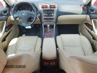 2008 Lexus IS 250 with VIN JTHCK262882027649, listed as a Copart auction lot 60281105 with 160,383 mi miles and Salvage title. Bid and sale history available at DreamBid. Image 8.