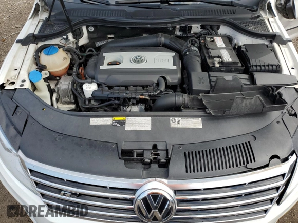 2013 Volkswagen CC Sport with VIN WVWBN7AN0DE544827, listed as a Copart auction lot 63202784 with 107,185 mi miles and Clean Title. Bid and sale history available at carsss.com. Image 11.