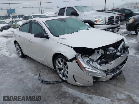2014 Buick Regal GS with VIN 2G4GU5GX2E9231431, listed as a IAAI auction lot 41560479 with 200,078 mi miles and . Bid and sale history available at DreamBid. Image 1.