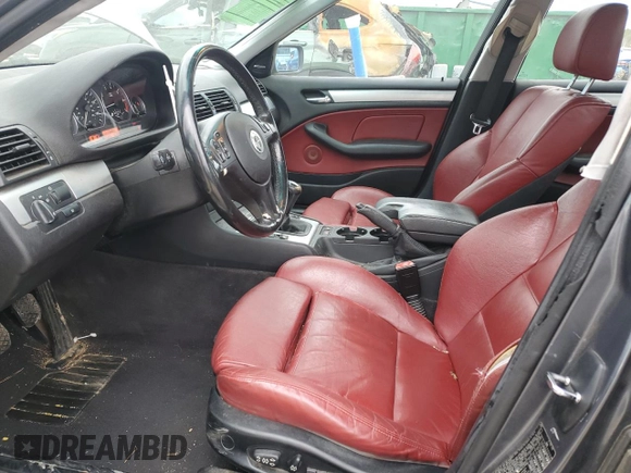 2001 BMW 3 Series 330i with VIN WBAAV53401FT01378, listed as a Copart auction lot 47212715 with 185,463 mi miles and Salvage Title. Bid and sale history available at carsss.com. Image 7.