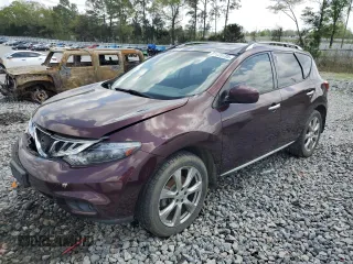 2013 Nissan Murano SL with VIN JN8AZ1MW1DW302466, listed as a Copart auction lot 51425735 with 141,794 mi miles and Salvage Title. Bid and sale history available at carsss.com. Image 1.