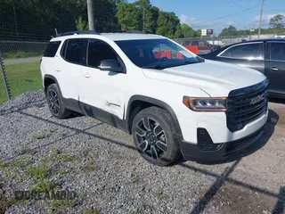 2021 GMC Acadia SLE z VIN 1GKKNKLA4MZ175268, wystawiony jako IAAI lot #42542444 z przebiegiem 65 098 mil mil oraz . Historia ofert i sprzedaży dostępna na DreamBid. Obrazek 1.