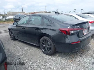 2025 Honda Civic Sport with VIN 2HGFE2F56SH570871, listed as a IAAI auction lot 42014246 with 1,255 mi miles and . Bid and sale history available at DreamBid. Image 3.