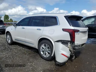2021 Cadillac XT6 Luxury with VIN 1GYKPBR42MZ145381, listed as a Copart auction lot 54053414 with 45,085 mi miles and Salvage Title. Bid and sale history available at carsss.com. Image 2.