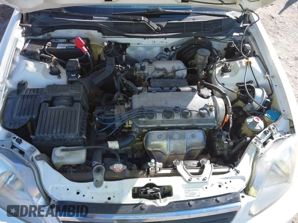 2000 Honda Civic EX with VIN JHMEJ8649YS004722, listed as a IAAI auction lot 41407120 with 95,065 mi miles. Bid and sale history available at carsss.com. Image 10.
