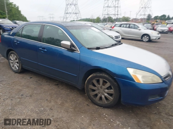 2006 Honda Accord EX-L z VIN 1HGCM66526A010086, wystawiony jako IAAI lot #42372718 z przebiegiem 167 238 mil mil oraz . Historia ofert i sprzedaży dostępna na DreamBid. Obrazek 1.