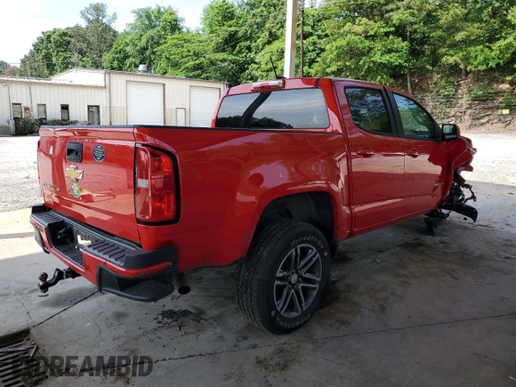 2019 Chevrolet Colorado 2WD Work Truck z VIN 1GCGSBEN1K1352591, wystawiony jako Copart lot #55156865 z przebiegiem 77 742 mil mil oraz Szkoda całkowita • Salvage title. Historia ofert i sprzedaży dostępna na DreamBid. Obrazek 3.